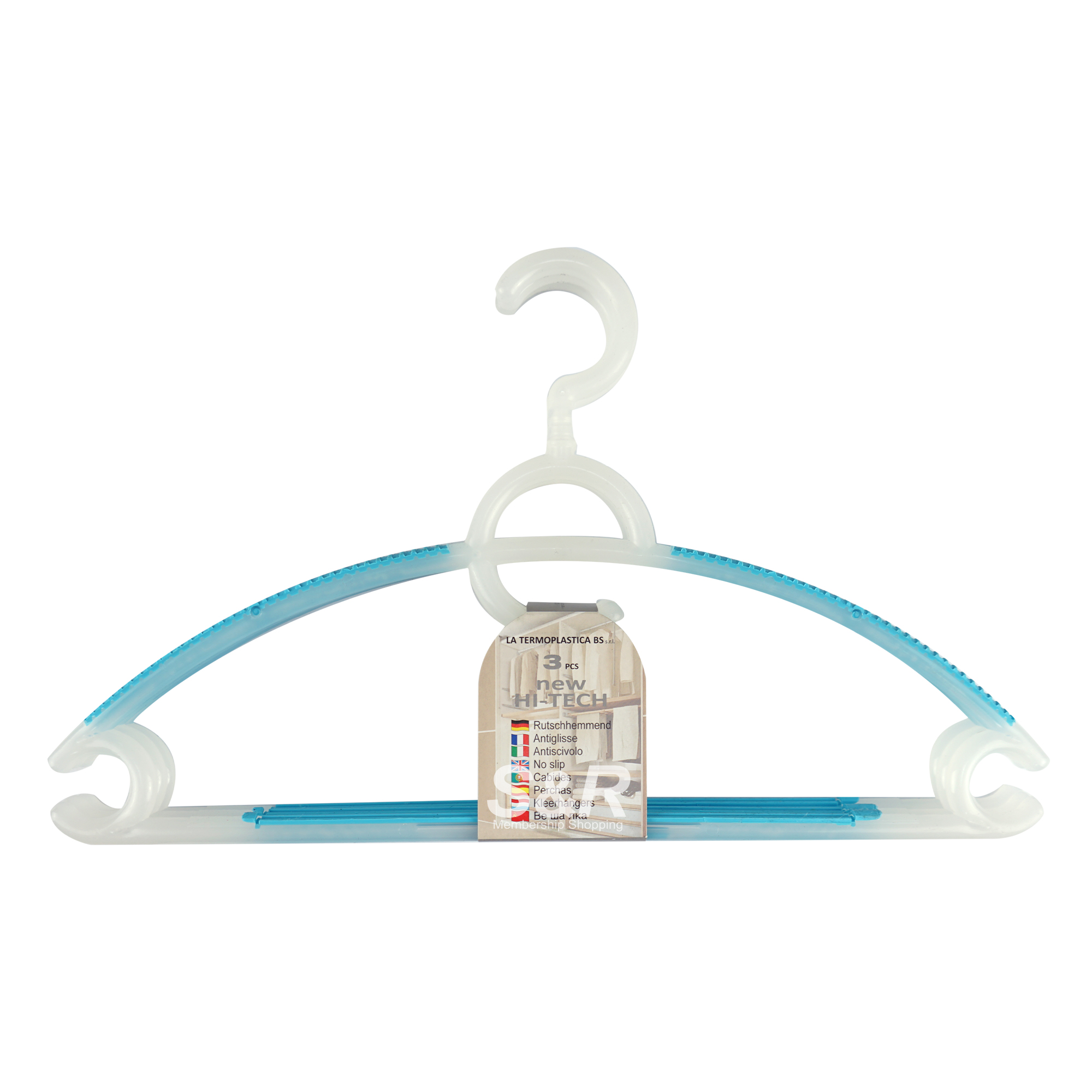 La Termoplastica New Hi-Tech Clothes Hanger 3pcs